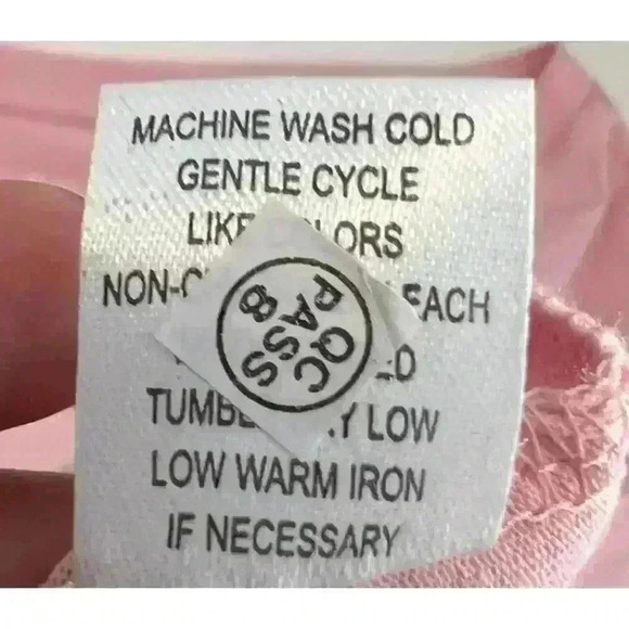 Splash Juniors XL Pink V Neck Short Sleeve Pullover Tshirt - Picture 6 of 10